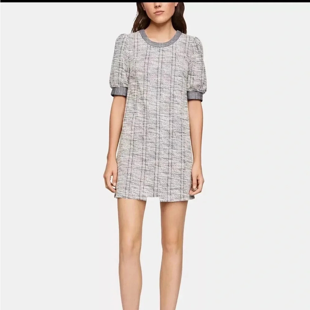 Bcbgeneration plaid tweed mini dress Small
